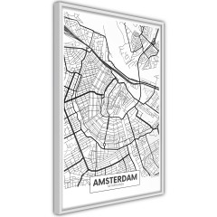 Poster - Map of Amsterdam [Poster]