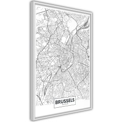Poster - Map of Brussels [Poster]