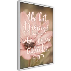 Poster - The Best Dreams Happen When You Are Awake [Poster]