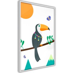 Poster - Toucan And Butterflies [Poster]