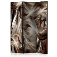 Artgeist 3-teiliges Paravent - Brown Revelry [Room Dividers]