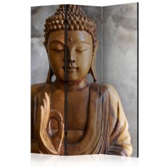 Artgeist 3-teiliges Paravent - Buddha [Room Dividers]
