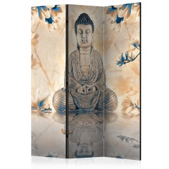 Artgeist 3-teiliges Paravent - Buddha of Prosperity [Room Dividers]
