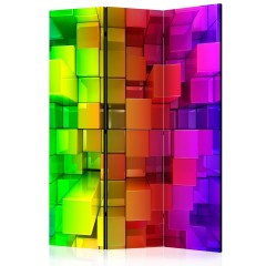 Artgeist 3-teiliges Paravent - Colour jigsaw [Room Dividers]