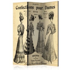 Artgeist 3-teiliges Paravent - Confections pour Dames [Room Dividers]
