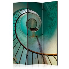 Artgeist 3-teiliges Paravent - Lighthouse - Stairs [Room Dividers]