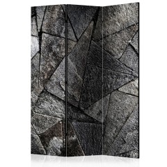 Artgeist 3-teiliges Paravent - Pavement Tiles (Grey) [Room Dividers]