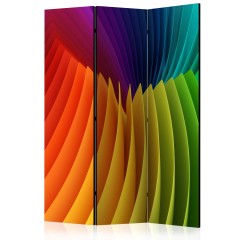 Artgeist 3-teiliges Paravent - Rainbow Wave [Room Dividers]