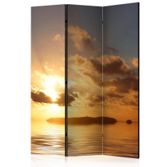 Artgeist 3-teiliges Paravent - sea - sunset [Room Dividers]