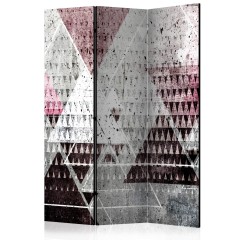 Artgeist 3-teiliges Paravent - Triangles [Room Dividers]