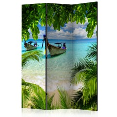 Artgeist 3-teiliges Paravent - Tropical Paradise [Room Dividers]