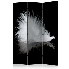 Artgeist 3-teiliges Paravent - White feather [Room Dividers]