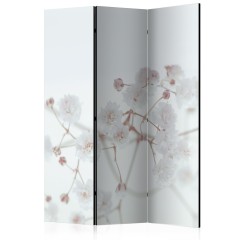 Artgeist 3-teiliges Paravent - White Flowers [Room Dividers]