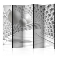 Artgeist 5-teiliges Paravent - Abstract Tunnel II [Room Dividers]