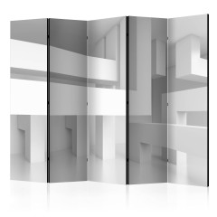Artgeist 5-teiliges Paravent - Alabaster maze II [Room Dividers]
