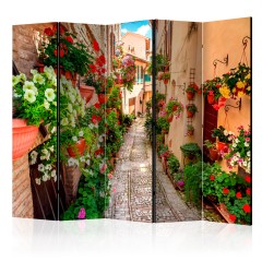 Artgeist 5-teiliges Paravent - Alley in Umbria II [Room Dividers]
