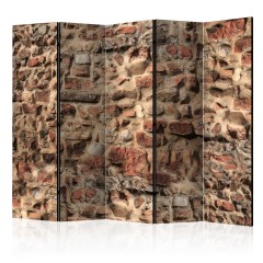 Artgeist 5-teiliges Paravent - Ancient Wall II [Room Dividers]