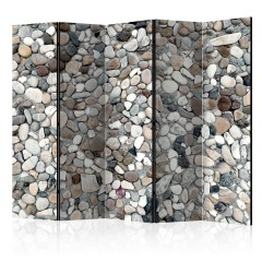 Artgeist 5-teiliges Paravent - Beach Pebbles II [Room Dividers]