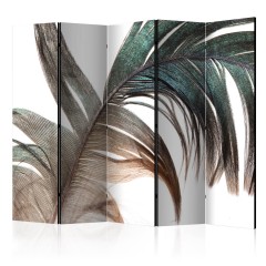 Artgeist 5-teiliges Paravent - Beautiful Feather II [Room Dividers]