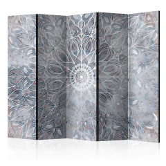 Artgeist 5-teiliges Paravent - Blurred Mandala II [Room Dividers]