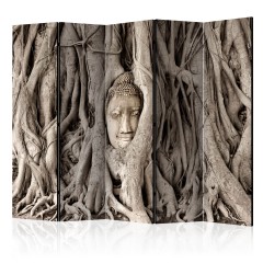 Artgeist 5-teiliges Paravent - Buddha's Tree II [Room Dividers]