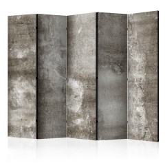 Artgeist 5-teiliges Paravent - Cold Concrete II [Room Dividers]