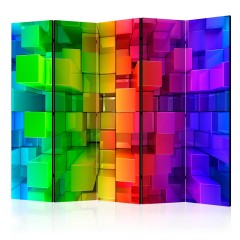 Artgeist 5-teiliges Paravent - Colour jigsaw II [Room Dividers]