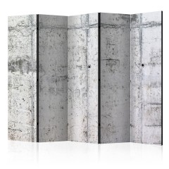 Artgeist 5-teiliges Paravent - Concrete Wall II [Room Dividers]