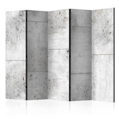 Artgeist 5-teiliges Paravent - Concretum murum II [Room Dividers]