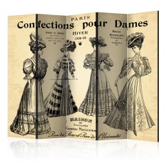 Artgeist 5-teiliges Paravent - Confections pour Dames II [Room Dividers]