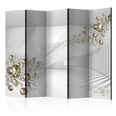 Artgeist 5-teiliges Paravent - Corridor of Diamonds II [Room Dividers]