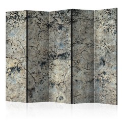Artgeist 5-teiliges Paravent - Cracked Stone II [Room Dividers]