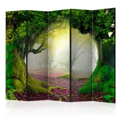 Artgeist 5-teiliges Paravent - Enchanted forest II [Room Dividers]