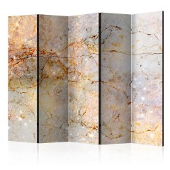Artgeist 5-teiliges Paravent - Enchanted in Marble II [Room Dividers]