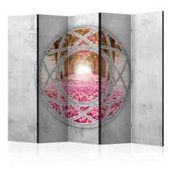 Artgeist 5-teiliges Paravent - Enchanted window II [Room Dividers]