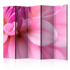 Artgeist 5-teiliges Paravent - Flower petals - dahlia II [Room Dividers]
