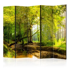 Artgeist 5-teiliges Paravent - Forest Clearing II [Room Dividers]