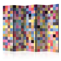 Artgeist 5-teiliges Paravent - Full range of colors II [Room Dividers]