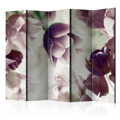 Artgeist 5-teiliges Paravent - Heavenly tulips II [Room Dividers]