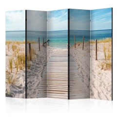 Artgeist 5-teiliges Paravent - Holiday at the seaside II [Room Dividers]