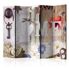 Artgeist 5-teiliges Paravent - Home: Enchanting Memories [Room Dividers]