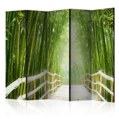 Artgeist 5-teiliges Paravent - Magical world of green II [Room Dividers]