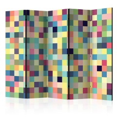 Artgeist 5-teiliges Paravent - Millions of colors II [Room Dividers]