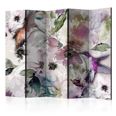 Artgeist 5-teiliges Paravent - Nature in Watercolor II [Room Dividers]