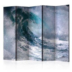 Artgeist 5-teiliges Paravent - Ocean wave II [Room Dividers]