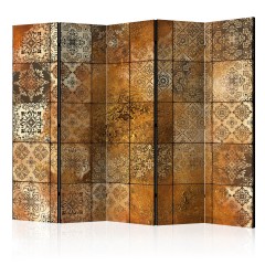 Artgeist 5-teiliges Paravent - Old Tiles II [Room Dividers]