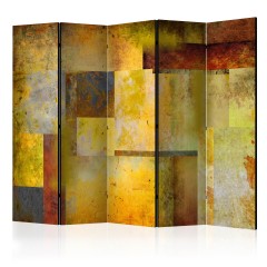 Artgeist 5-teiliges Paravent - Orange Hue of Art Expression  II [Room Dividers]