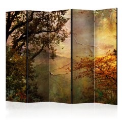 Artgeist 5-teiliges Paravent - Painted autumn II [Room Dividers]