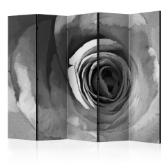 Artgeist 5-teiliges Paravent - Paper rose II [Room Dividers]