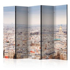 Artgeist 5-teiliges Paravent - Paris Streets II [Room Dividers]